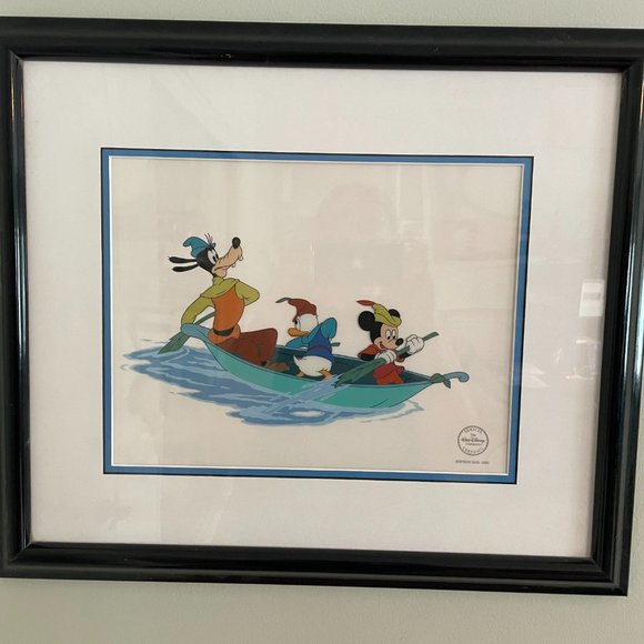 Disney Sericel Mickey Donald Goofy